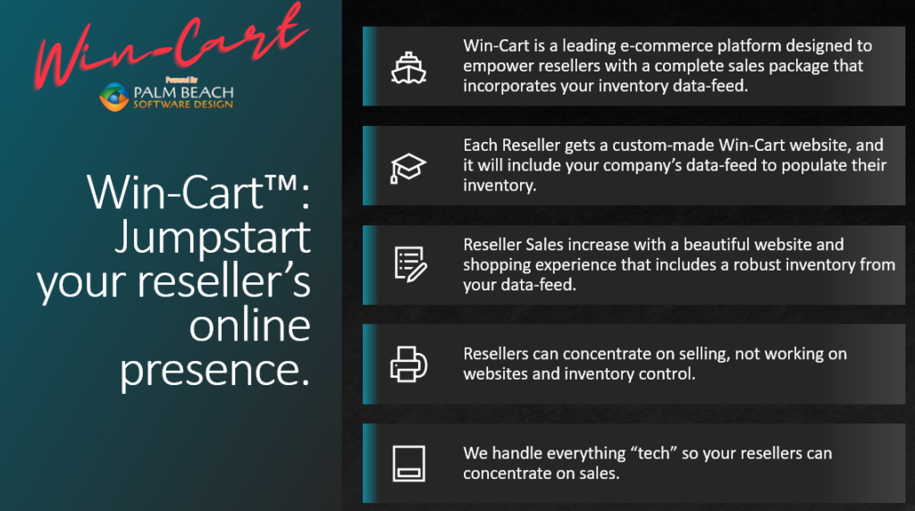 Distributors: Jumpstart your reseller's online presence.